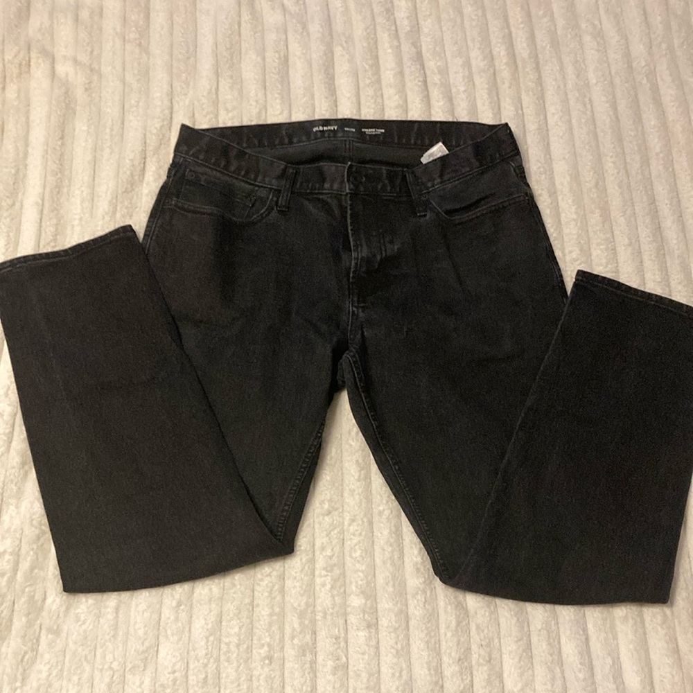 Old Navy Black Straight Jeans Timeless Design